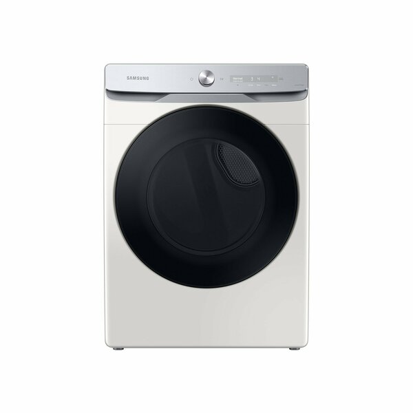 Almo 7.5 cu. ft. AI-Powered Smart Dial Gas Dryer with Super Speed Dry and Steam Sanitize+ in Ivory DVG50A8600E